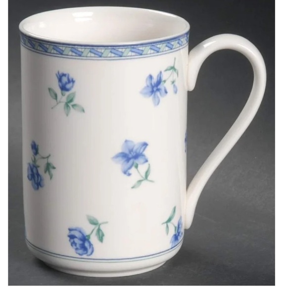 NWT Mikasa blue medley cappuccino mug set of 2 - Picture 7 of 12